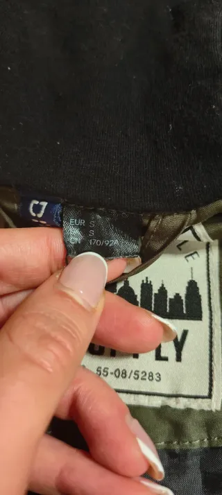 Giubbotto con cappuccio verde ragazzo H&M