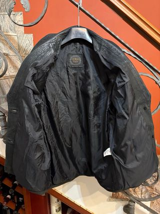 Giacca blazer donna vera pelle vissuta vintage