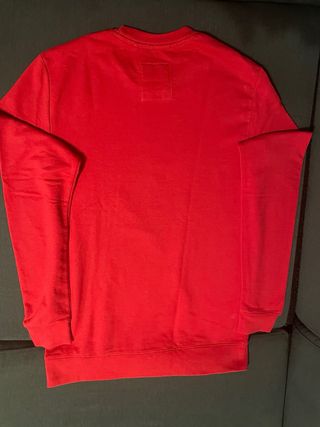 Bershka Sudadera Roja sin Capucha - Talla M