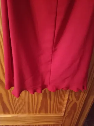 Vestido rojo palabra de honor