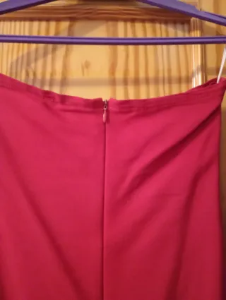 Vestido rojo palabra de honor