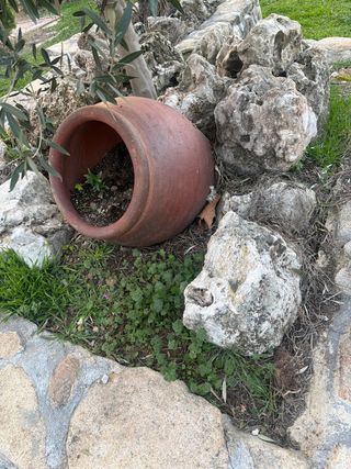 Macetero de cerámica terracota
