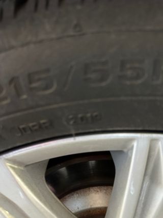 Llantas 17 VW Originales con Neumáticos Invierno