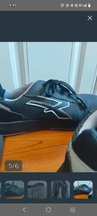 Zapatos de seguridad U-Power negros y grises