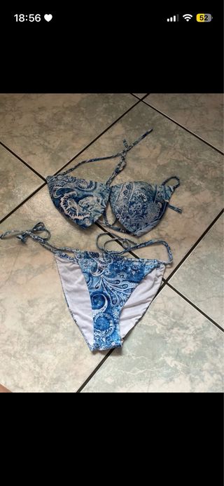 Costume Tezenis blu e bianco