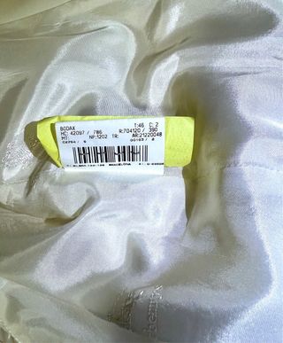 Conjunto americana y pantalón Burberry blanco