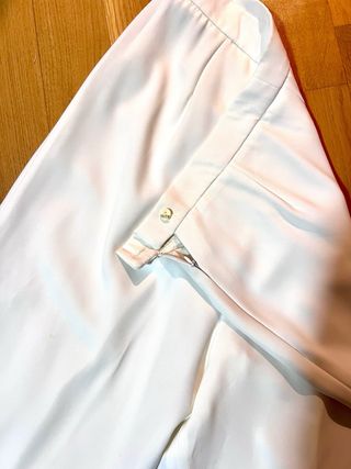 Conjunto americana y pantalón Burberry blanco