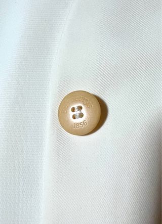 Conjunto americana y pantalón Burberry blanco