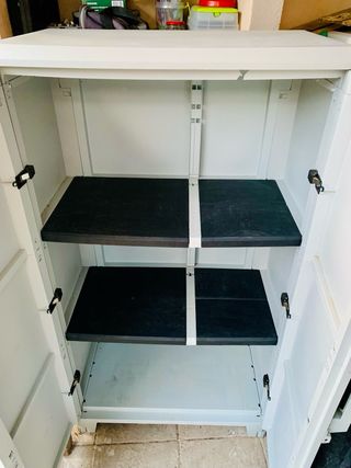 Armario Almacenamiento resina gris