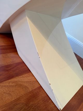 Mesa de centro cristal y madera