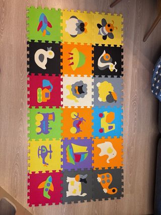 18 piezas Suelo de goma puzzle infantil