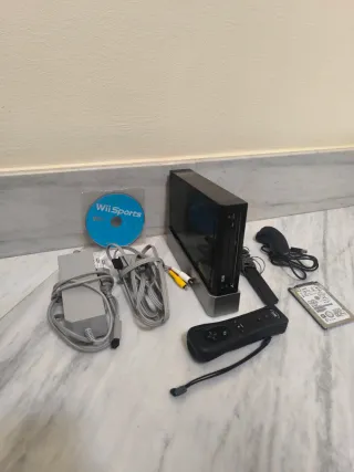 Nintendo Wii Black Edition + HDD e Giochi