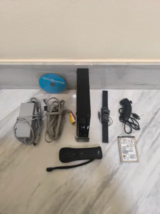 Nintendo Wii Black Edition + HDD e Giochi