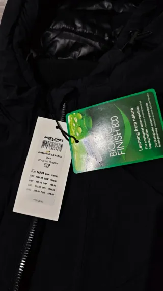 Parka Jack and Jones Negra Talla S