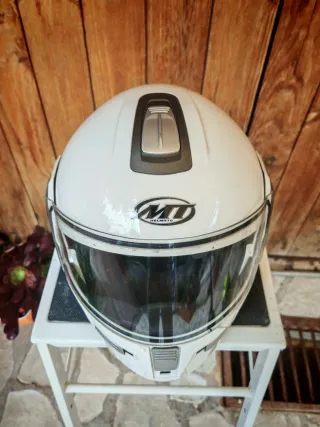 Casco MT Modular Blanco