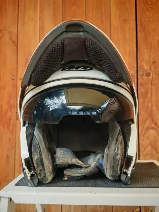 Casco MT Modular Blanco