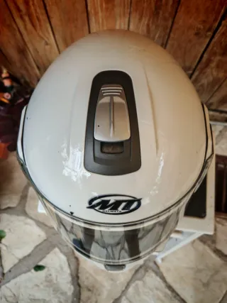 Casco MT Modular Blanco
