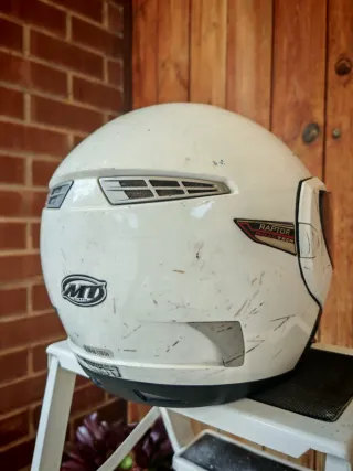 Casco MT Modular Blanco