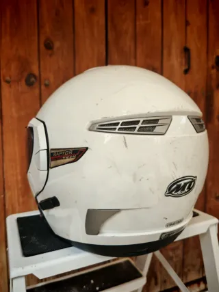 Casco MT Modular Blanco