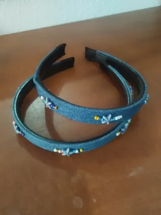 Diademas vaqueras con estrellas y abalorios