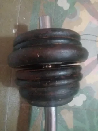 Barra de pesas 22 kg