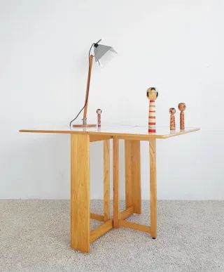 Mesa plegable HABITAT de haya y formica.