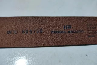 Cinturón Piel Miguel Bellido Marrón