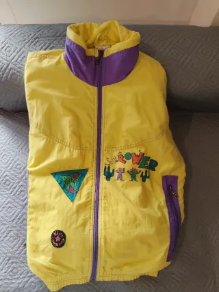 Chaqueta Vintage Amarilla y Morada