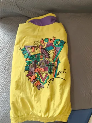 Chaqueta Vintage Amarilla y Morada