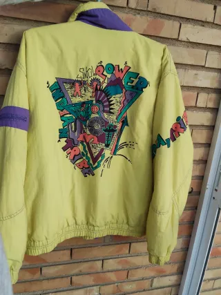 Chaqueta Vintage Amarilla y Morada