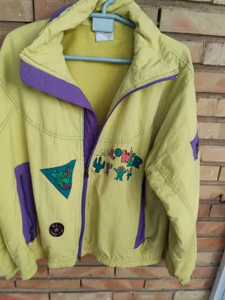 Chaqueta Vintage Amarilla y Morada