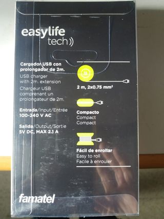 Cargador USB Famatel 2m