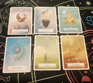 Pack esotérico Tarot, oráculo, tapete y bolso.