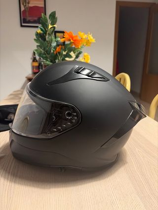 Casco Moto Trophy Negro - talla M