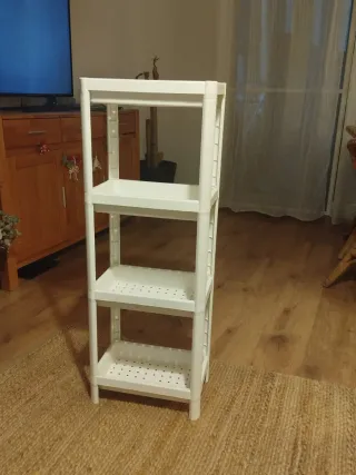 Estantería Plástico Blanca Ikea Ligera