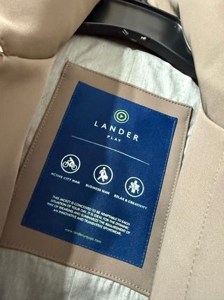 Gabardina Lander Play Beige Talla M