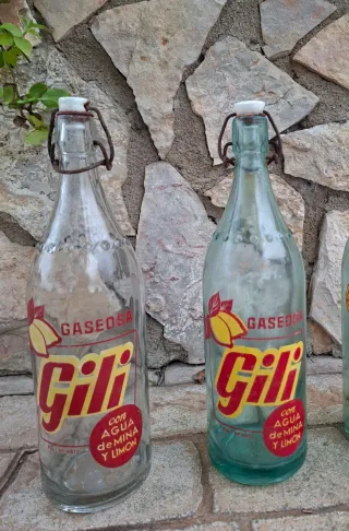 Lote Botellas gaseosa Gili Reus