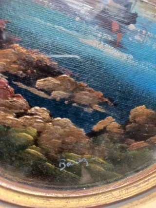 Quadro Bory primi '900 copia firmata