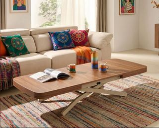 MESA ELEVABLE CENTRO/COMEDOR EXTENSIBLE NOVELTY.