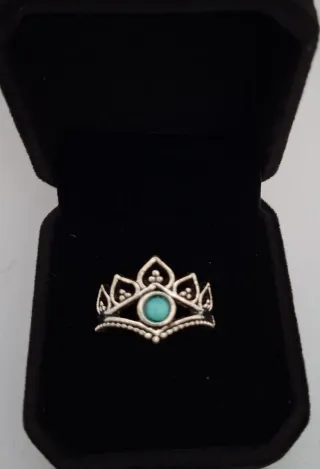 Anillos Espíritu Libre Plata Turquesa