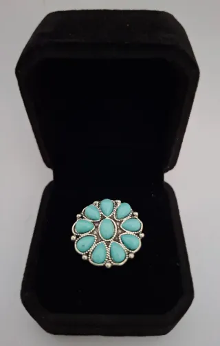 Anillos Espíritu Libre Plata Turquesa