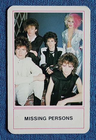 Calendário de bolso Missing Persons raro