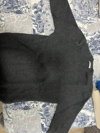 Jersey de lana gris