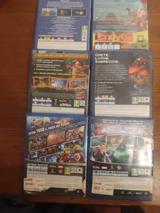 PS4 (PlayStation 4) Negra + 1 Mando y 6 Juegos