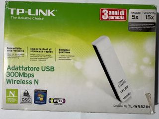 Adattatore USB Wi-Fi TP-LINK 300Mbps Wireless N