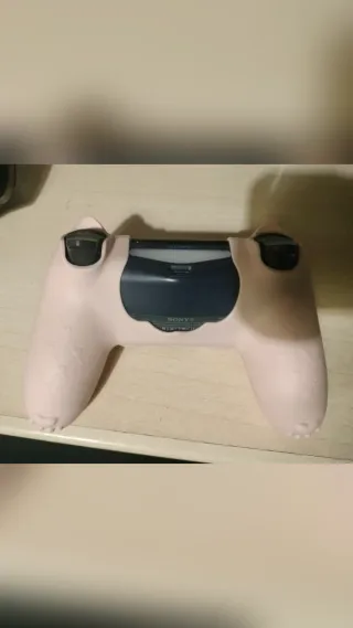 Funda Silicona Mando PS4 Rosa Gatos