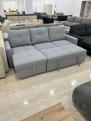 Sofá Cama Gris 3 Plazas