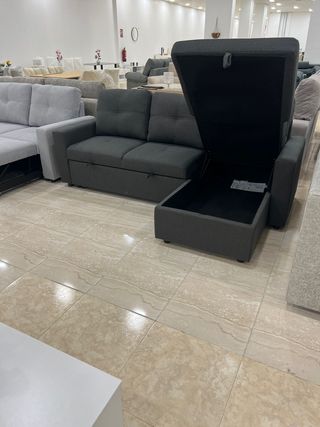 Sofá Cama Gris 3 Plazas