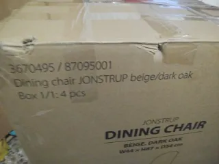 Silla de comedor acolchada 4 unidades