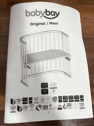 Culla con letto Babybay Original in legno